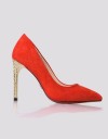 Pantofi Stiletto Rosii R1887-16