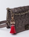 Accesoriu pentru Geanta Ciucure Rosu cu Pietricele Incrustate AG0033 Accesoriu pentru Geanta Ciucure Rosu cu Pietricele Incrustate AG0033