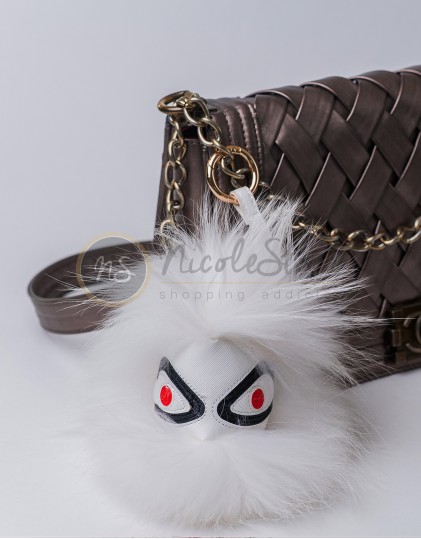 Accesoriu pentru Geanta Bug Charm din Blana Naturala AG0022