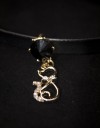 Colier Choker cu Pandantiv Pisicuta LG00107 Colier Choker cu Pandantiv Pisicuta LG00107