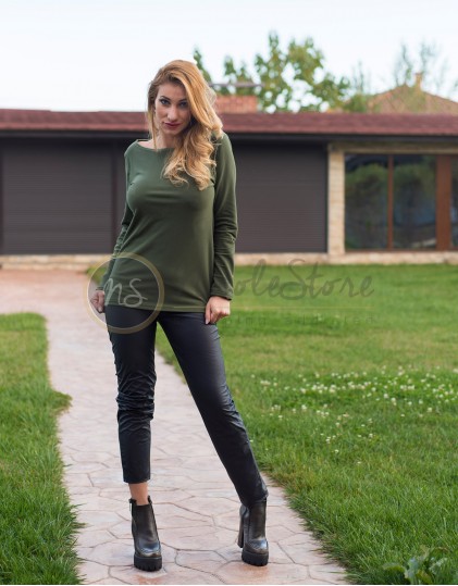 Bluza cu Crapaturi Laterale NS00104