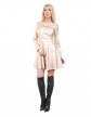 Rochie Clos Aurie din Piele Ecologica NS00143