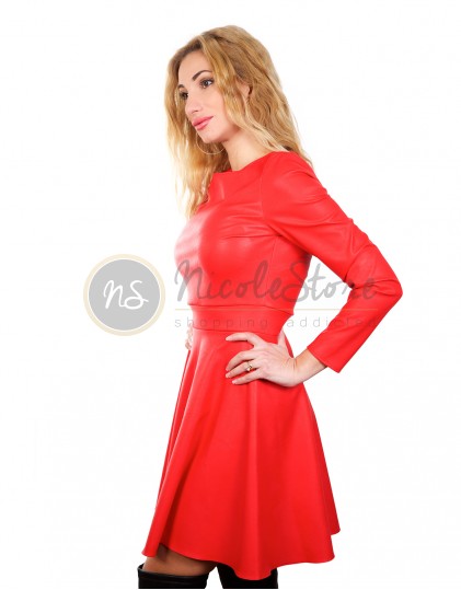 Rochie Clos din Piele Ecologica NS00142