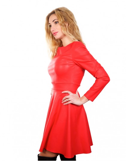 Rochie Clos din Piele Ecologica NS00142