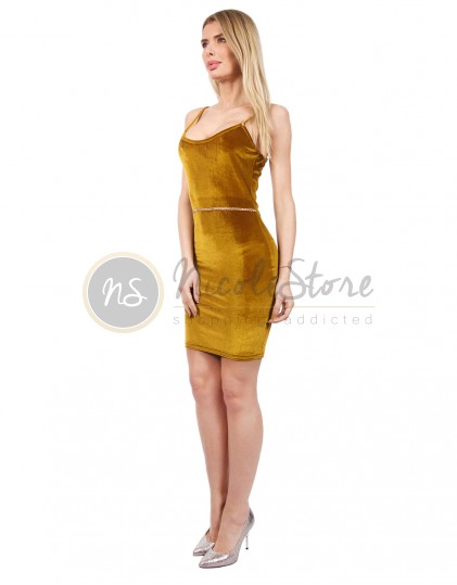 Rochie Scurta din Catifea NS00188
