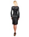 Rochie Piele Ecologica Neagra NS00130