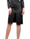 Rochie Piele Ecologica Neagra NS00130