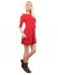 Rochie Scurta cu Umerii Decupati NS00133