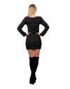 Rochie Scurta Neagra Pufoasa NS00197