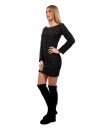 Rochie Scurta Neagra Pufoasa NS00197