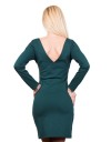 Rochie Verde cu Spatele Decupat NS00122