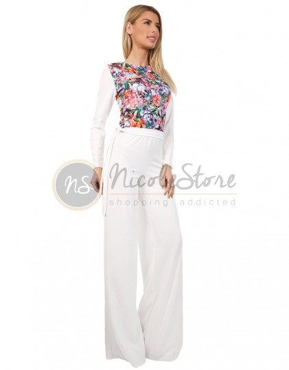 Salopeta Lunga cu Pantaloni Evazati NS00156