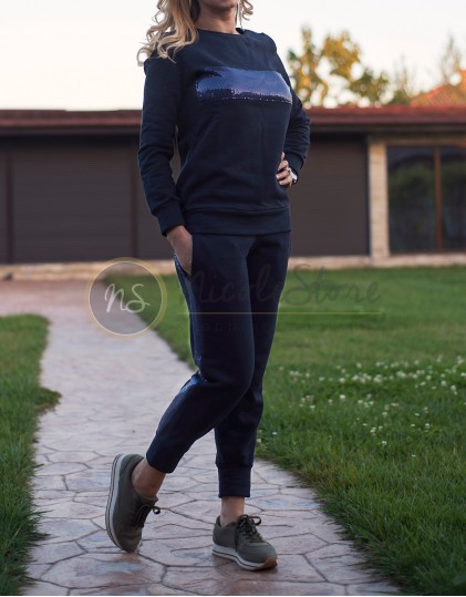 Trening Bleumarin cu Paiete NS00101
