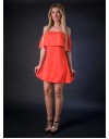 Rochie cu Volan pe Umeri NS00246 Rochie cu Volan pe Umeri NS00246