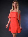 Rochie cu Volan pe Umeri NS00246 Rochie cu Volan pe Umeri NS00246