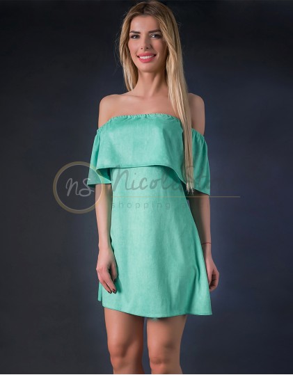 Rochie cu Volan pe Umeri NS00241