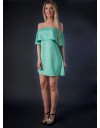 Rochie cu Volan pe Umeri NS00241 Rochie cu Volan pe Umeri NS00241