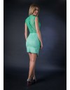 Rochie Scurta din Dantela cu Fusta Suprapusa NS00249 Rochie Scurta din Dantela cu Fusta Suprapusa NS00249