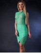 Rochie Scurta din Dantela cu Fusta Suprapusa NS00249