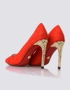 Pantofi Stiletto Rosii R1887-16