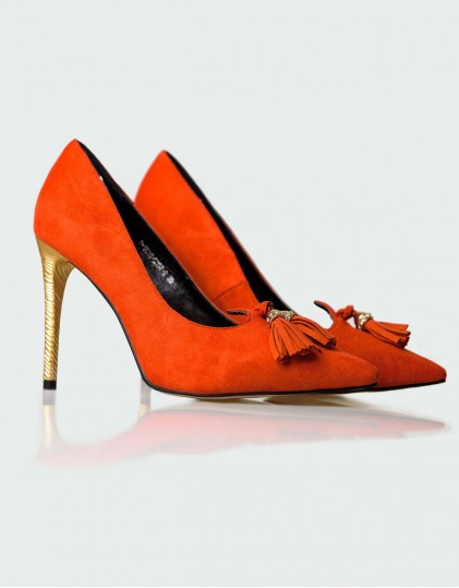 Pantofi Stiletto Portocalii S357-2 Pantofi Stiletto Portocalii S357-2