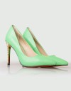 Pantofi Stiletto Verzi R1887-13