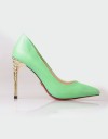 Pantofi Stiletto Verzi R1887-13