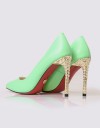 Pantofi Stiletto Verzi R1887-13